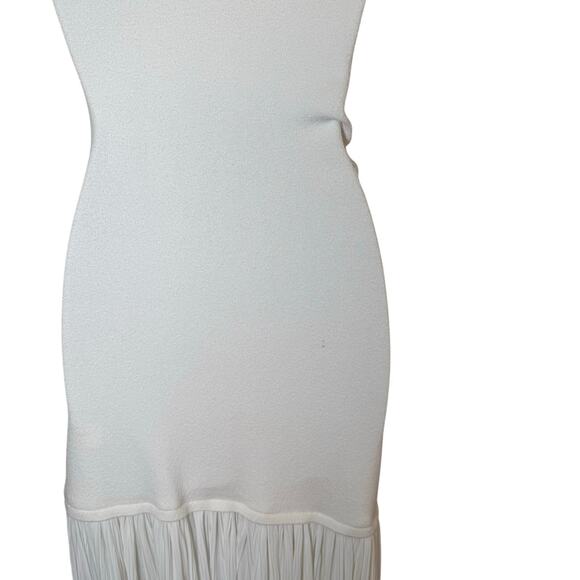 Proenza Schouler White One Shoulder Gown Dress Bridal Modern Minimalist Sz 0 - Picture 5 of 13